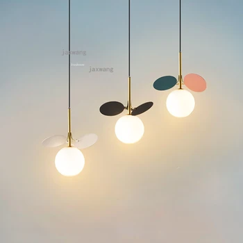Современные светодиодные подвесные светильники для стеклянных светильников Спальня Креативный подвесной светильник Домашнее освещение Гостиная Подвесной светильник