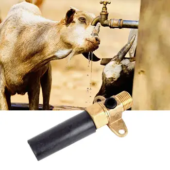 Автоматическая поилка, клапан-дозатор, прочный для собак, сельскохозяйственных животных, Медь