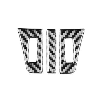Воздуховыпускное отверстие приборной панели центральной консоли Декоративная накладка, наклейка, Аксессуары из углеродного волокна для Lexus NX 200 300H 2014-2019