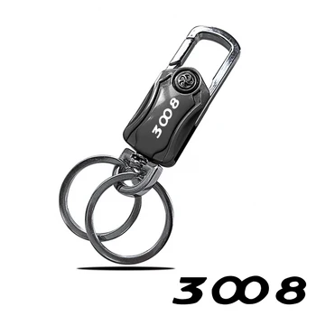 Кольца-брелки JDM, брелок из драгоценного металла для автомобильных аксессуаров Peugeot 3008