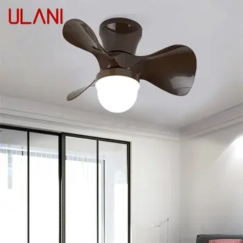 ULANI Современный Креативный Потолочный вентилятор с подсветкой Дистанционное управление 3 Цвета светодиодов Мультяшный дизайн для Дома, спальни, кабинета для детей