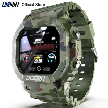 Смарт-часы LOKMAT Ocean Для мужчин, фитнес-трекер, сообщение о кровяном давлении, пульсометр, Умные часы для женщин для Android