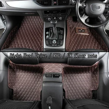Чехол для автомобильных ковриков с правым рулем/RHD/UK для Toyota Camry Corolla RAV4 Mark X Crown Verso Cruiser car-styling leather Ant