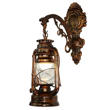 Винтажный светодиодный настенный светильник Barn Lantern Ретро-керосиновый настенный светильник в европейском античном стиле