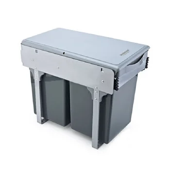 Шкафы выдвижной сортировочный мусорный бак кухня скрытый встроенный мусорный бак раковина шкаф мусорный бак