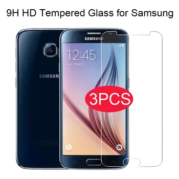 3ШТ Защитная пленка для экрана телефона из закаленного стекла для Samsung Galaxy S6 S7 G850 G7102 Защитная пленка для Samsung Note 3 4 5