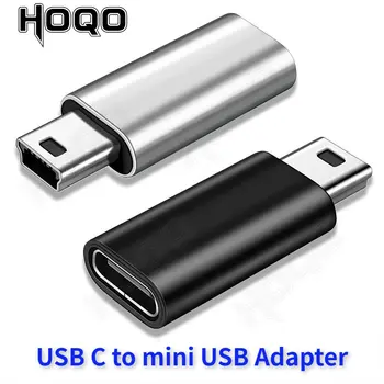 Адаптер Mini USB To Type C 5-Контактный Разъем Mini USB To Female USB Type C Для Передачи Данных GoPro MP3 Camera PC Conventer