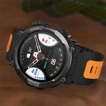 Смарт-часы S56T Мужские 1,39-дюймовые для мониторинга состояния здоровья, управления музыкой, вызова по Bluetooth, спорта на открытом воздухе, фитнес-трекера, умных часов