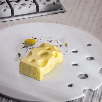 Новая Форма для выпечки Швейцарского сыра Грюйер Силиконовая Форма для муссового торта 3D Формы для десертного теста