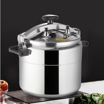 Кухонная кастрюля для скороварки объемом 3-80литровая Коммерческая Большая Алюминиевая скороварка для приготовления супа под давлением, Кастрюля для тушения, посуда для запеканки