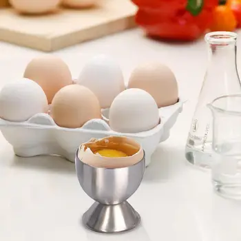 Держатель для вареных яиц, Органайзер для яиц всмятку, Подставка для картофеля из нержавеющей стали С устойчивым основанием, Витрина для вареных продуктов, Кухонные принадлежности