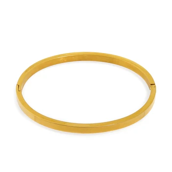 Роскошный Брендовый браслет для пары Золотой Браслет из нержавеющей стали для женщин Мужские Подарочные украшения Роскошные Дизайнерские Овальные браслеты