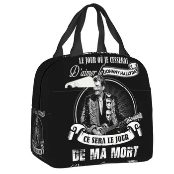 Французская певица Изолированная сумка для ланча Heavy Metal Rock с заменяемым кулером Thermal Bento Box Дети Школьники