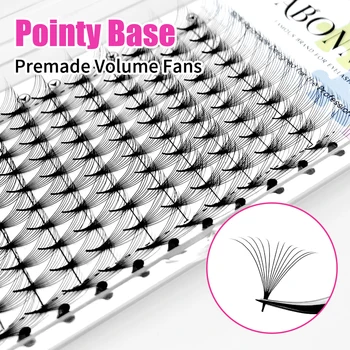 ABONNIE Pointy Volume Fans 10D На тонкой основе, Готовые Веера Для наращивания ресниц Премиум-класса, Mega Volume Cilios Premode