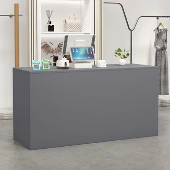 Кассовые аппараты в скандинавском минимализме для магазина деловой одежды, круглосуточного магазина, барный столик, стойка администратора, Офисная мебель для стола Z