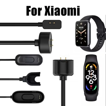 USB Магнитное Зарядное Устройство для Xiaomi Mi Band 8 7Pro 7 6 4 Оригинальная Быстрая Портативная Зарядная Станция для Зарядки Смарт-часов MiBand 2 3 4