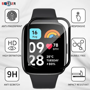 Защитная Пленка Для Экрана Часов Redmi Watch3 Active Anti-fall Scratch 3D Изогнутая Композитная Пленка Smart Watch Заменяет Защитную Пленку