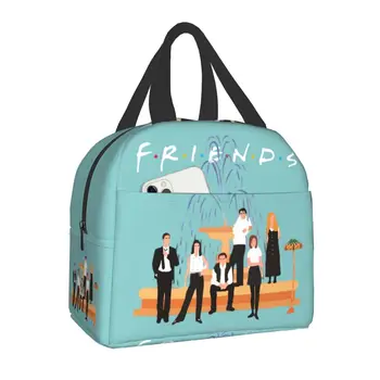 Friends TV Show Изолированная сумка для ланча для женщин и детей, портативный термоохладитель, ланч-бокс для еды, сумки для хранения кемпинга, путешествий, пикника