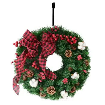 Компактный Крючок для венков Эффективное хранение Рождественских Венков Металлические Крючки для подвешивания одежды и Шляп над дверью Больше на Рождество