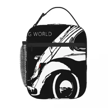 Фольксваген Жук Beetle Motif Car 1302 Сумка для Ланча Термосумка Сумки Для Ланча Сумки Для школьных обедов