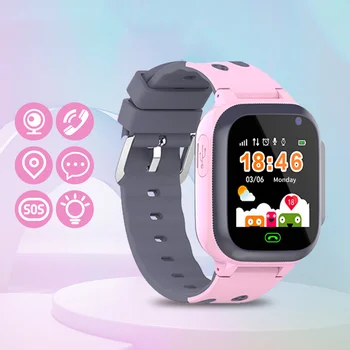 Детские смарт-часы, телефон для вызова Sim-карты, умные часы для детей, фото SOS, Водонепроницаемая камера, LBS-трекер местоположения, подарок IOS Android