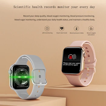 2023 Смарт-часы с 1,75-дюймовым дисплеем, умные часы для женщин и мужчин, фитнес-трекер со спортивным режимом, часы для сна / мониторинга сердечного ритма.